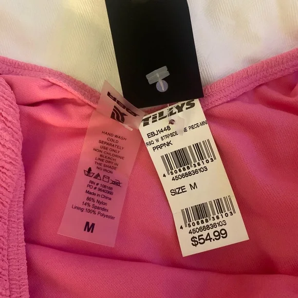 RSQ STRAPSIDE ONE PIECE SWIMSUIT NWT M - Picture 5 of 6